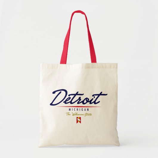 Tote Bag Manuscrit de Detroit (Devant)