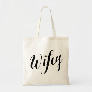 Tote Bag Manuscrit Fourre-tout   Wifey