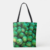 Tote Bag Many watermelons on the market background (Dos)