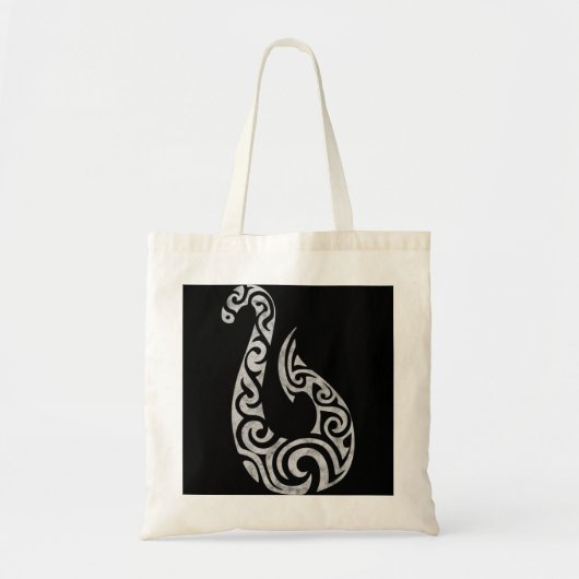 Tote Bag Maori Nouvelle-Zélande Polynesian Poisson Hook Cha (Devant)