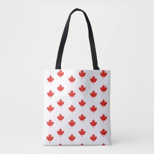 Tote Bag Maple Leaf, Canada, (Devant)