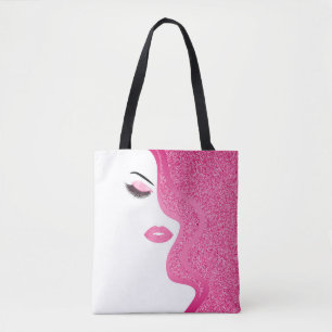 Tote Bag Maquillage avec l'effet de parties scintillantes