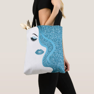 Tote Bag Maquillage avec l'effet de parties scintillantes