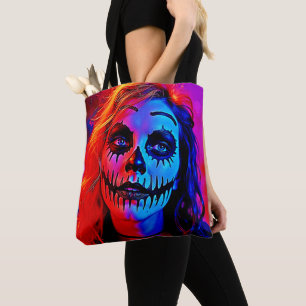 Tote Bag Maquillage d'Halloween