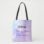 Tote Bag Maquillage personnalisé Artiste Conception extraor (Devant)