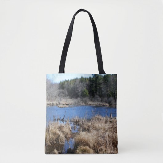 Tote Bag Marais Au Printemps Nature (Devant)