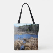 Tote Bag Marais Au Printemps Nature (Dos)