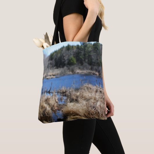 Tote Bag Marais Au Printemps Nature (De près)