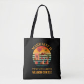Tote Bag MARAKKESH Veni Vidi Amavi Maroc Vacances sur mesur (Devant)
