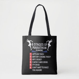 Tote Bag Marathon marathon de course de Humour marathonien