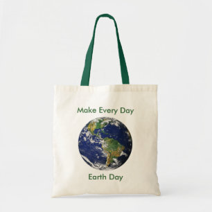 Tote Bag Marble_Make bleu chaque jour de la terre de jour