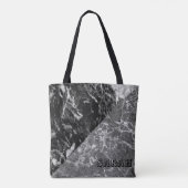 Tote Bag Marble noir (Dos)