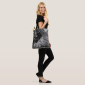 Tote Bag Marble noir (Sur le modèle)