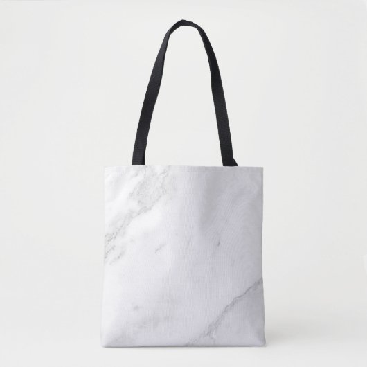 Tote Bag Marbre Blanc (Devant)