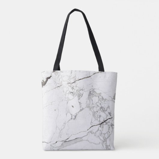 Tote Bag Marbre blanc PixDezines (Dos)