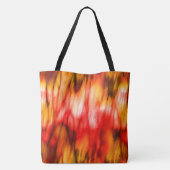 Tote Bag Marbre de Feu Abstrait (Dos)