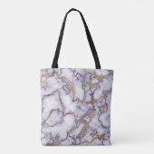 Tote Bag Marbre d'or Amethyst (Dos)