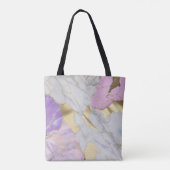 Tote Bag Marbre Luxe Lavande & Or (Dos)