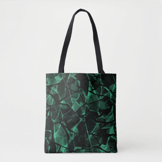 Tote Bag Marbre marine abstrait ondulé sans joint (Devant)