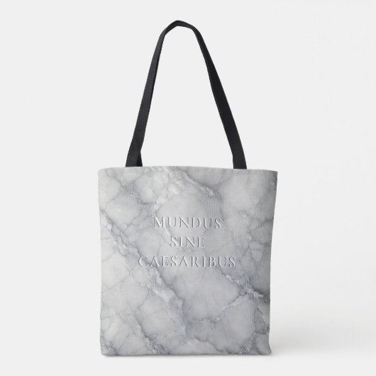 Tote Bag Marbre "Mundus Sine Caesaribus" (Dos)