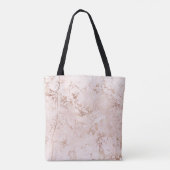 Tote Bag Marbre rose : arrière - plan de texture dorée. (Dos)