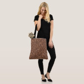 Tote Bag Marbre rouille Abstrait (Sur le modèle)