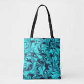 Tote Bag Marbre turquoise (Devant)