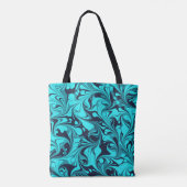 Tote Bag Marbre turquoise (Dos)