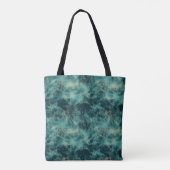 Tote Bag Marbre turquoise Abstrait (Dos)