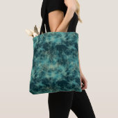 Tote Bag Marbre turquoise Abstrait (De près)