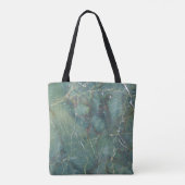 Tote Bag Marbre vert de Malachite Texture détaillée (Dos)