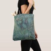 Tote Bag Marbre vert de Malachite Texture détaillée (De près)