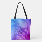 Tote Bag Marbre Violet Exotique  (Dos)
