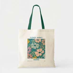 Tote Bag Marché aux fleurs Madrid Imprimer