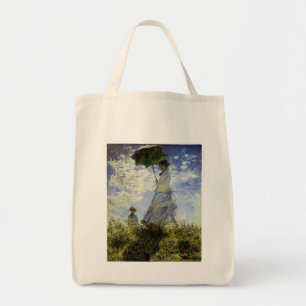 Tote Bag Marche, dame avec un Parasol