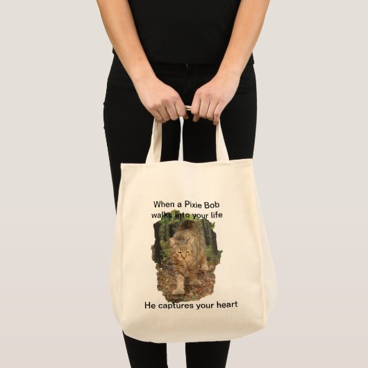Tote Bag Marche de chat de plomb de lutin (Devant (produit))