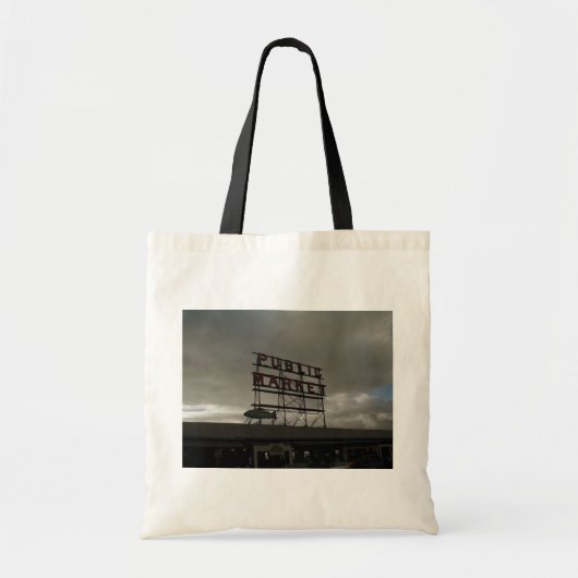 Tote Bag Marché de place de Pike à Seattle (Devant)