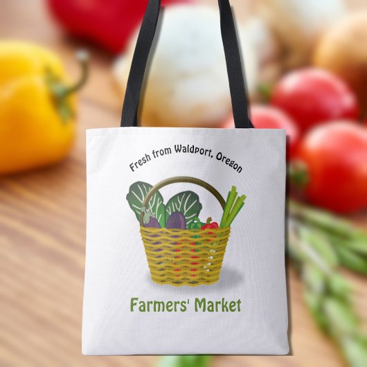 Tote Bag Marché des agriculteurs locaux