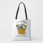 Tote Bag Marché des agriculteurs locaux (Devant)