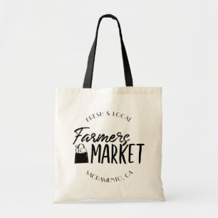 Tote Bag Marché des agriculteurs urbains personnalisés