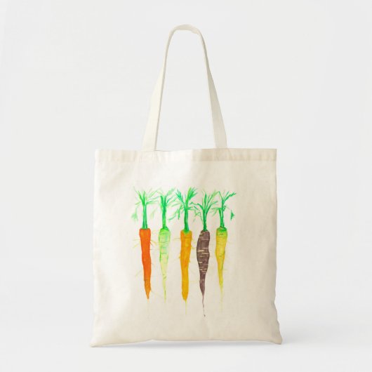 Tote Bag Marché des carottes végétales (Devant)