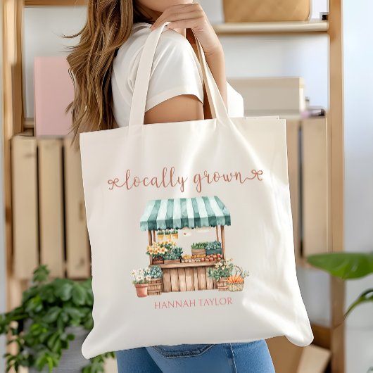 Tote Bag Marché des fermiers cultivés localement