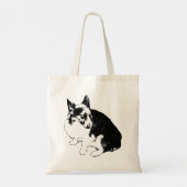 Tote Bag Marche du marché, Montre Corgi (Dos)