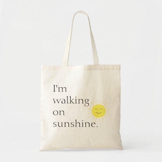 Tote Bag Marche sur le soleil Fourre-tout (Devant)