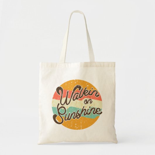 Tote Bag Marche sur Sunshine Retro (Devant)