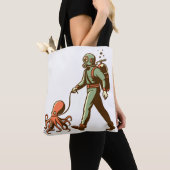 Tote Bag Marcher la pieuvre (De près)