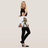 Tote Bag Marcher la pieuvre (Sur le modèle)