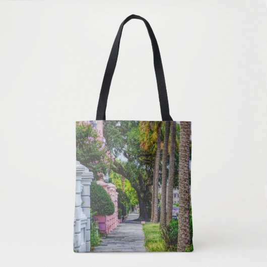 Tote Bag Marcher le long de Rainbow Row (Devant)
