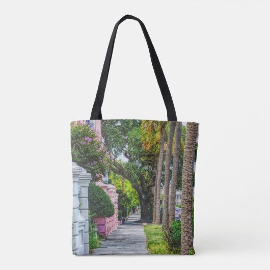 Tote Bag Marcher le long de Rainbow Row (Dos)