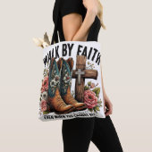 Tote Bag Marcher Par La Foi (De près)